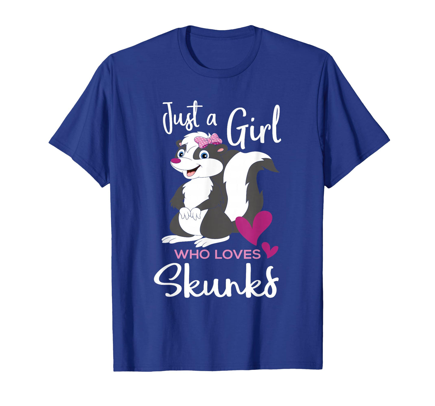 A Girl Who Loves Skunks - Skunk Lover Zookeeper Zoologist T-Shirt