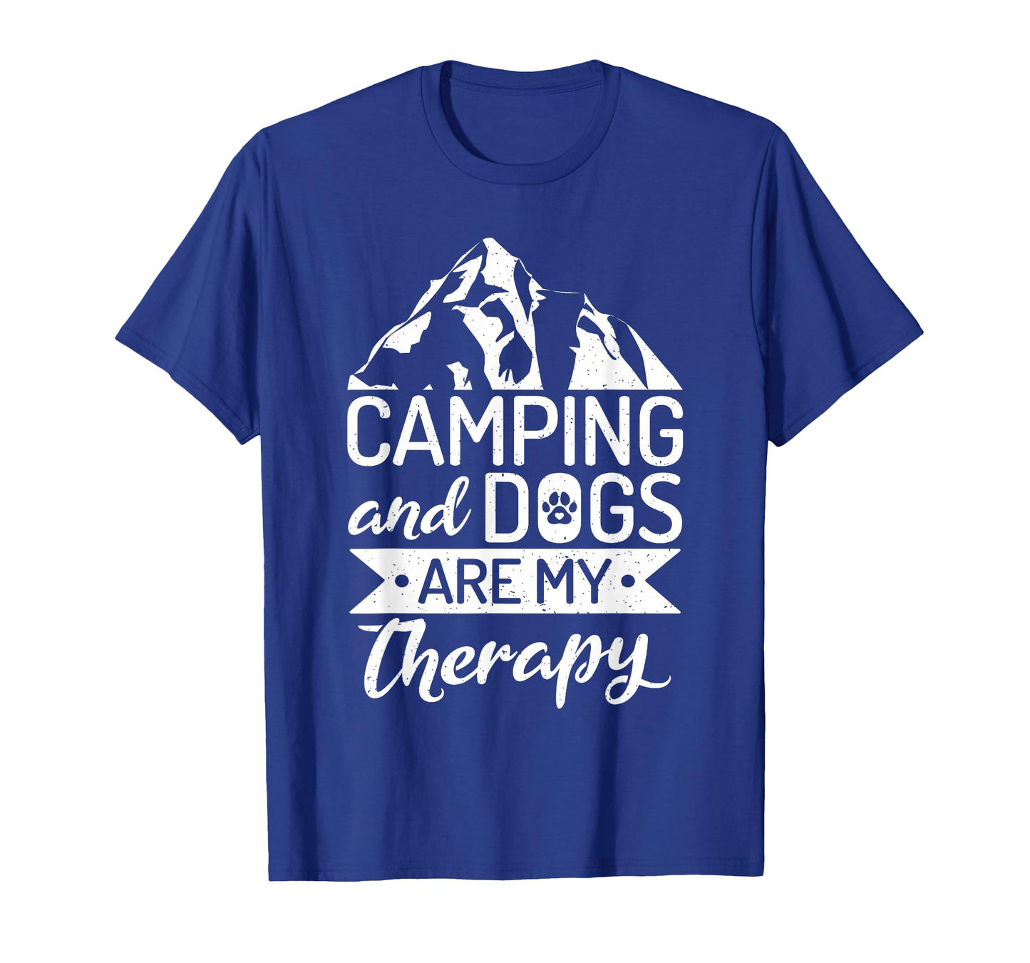 Camping and Dogs are my Therapy Travel Nature RV Camping T-Shirt