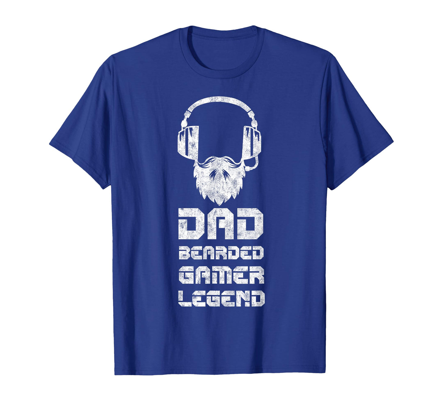 Dad Bearded Gamer Father's Day Humor Tee Bearded Daddy Gamer T-Shirt