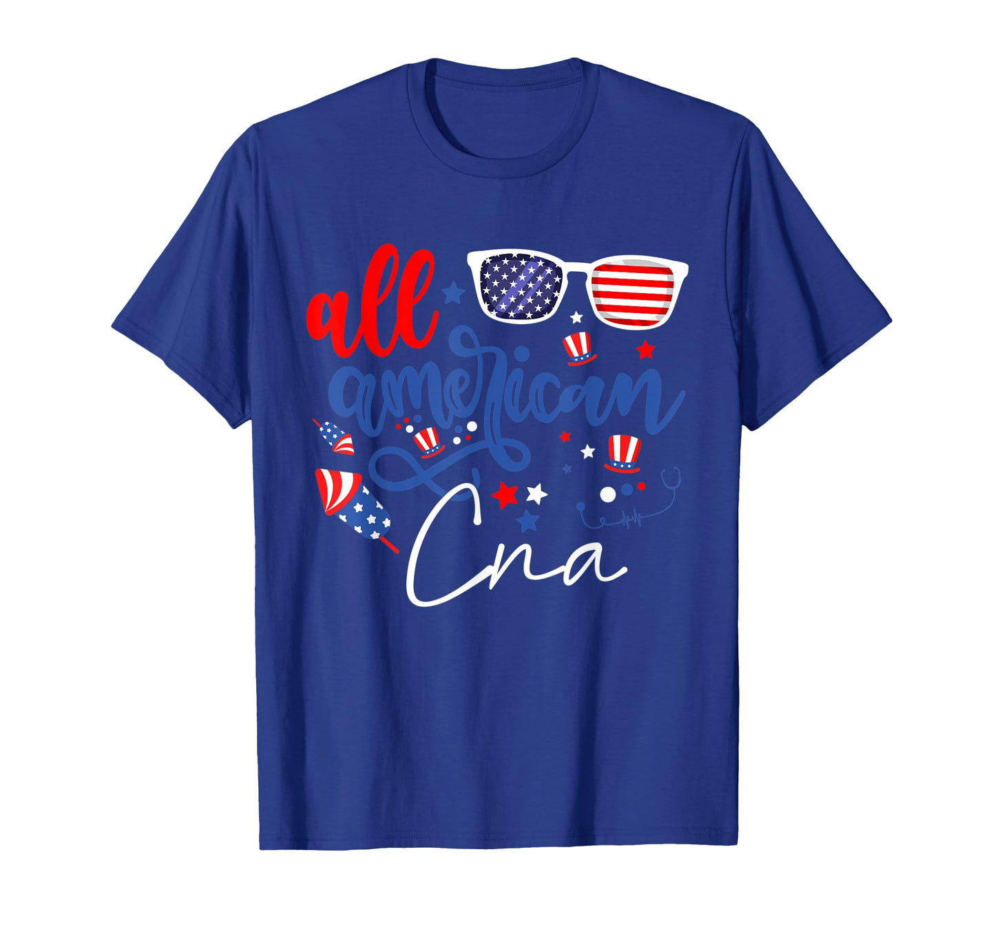 All American CNA 4th of July Certified Nursing Assistants T-Shirt