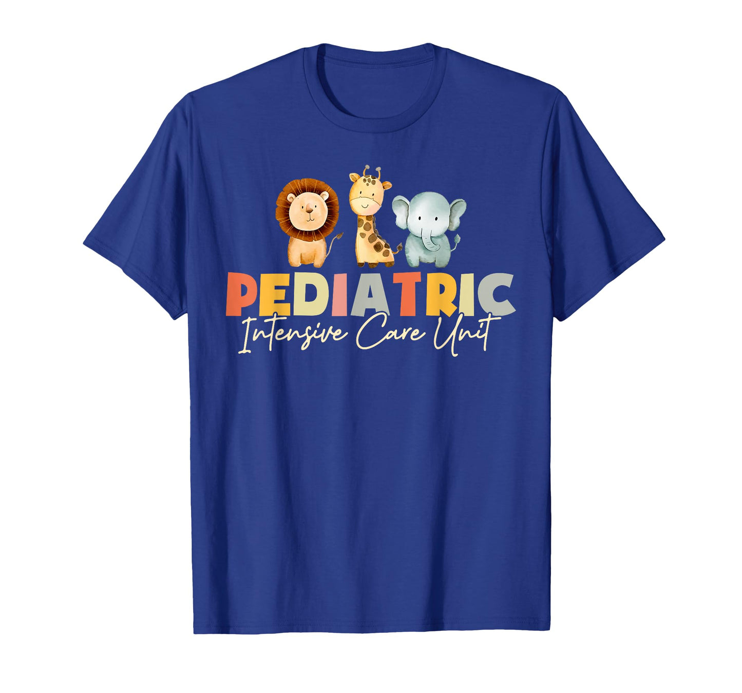 Pediatric Intensive Care Unit Nurse Cute Animals PICU Nurse T-Shirt