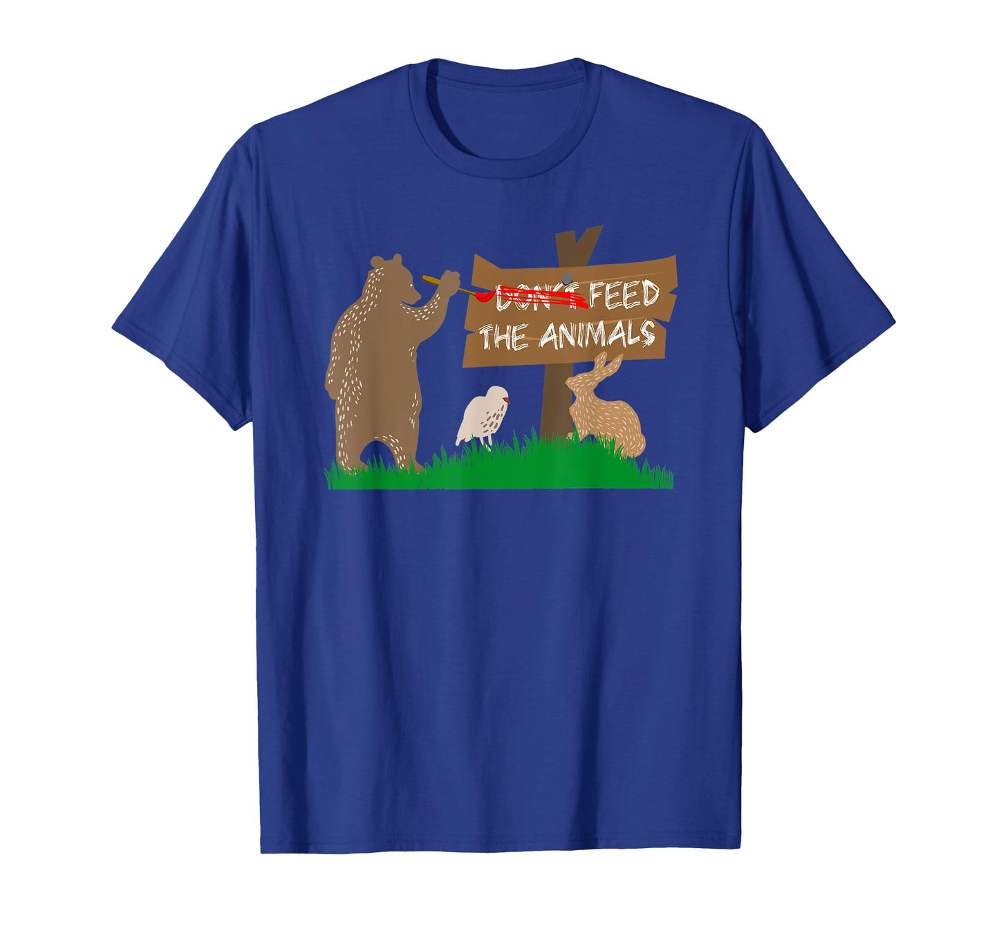 Don't Feed the Animals Funny Camping T-Shirt