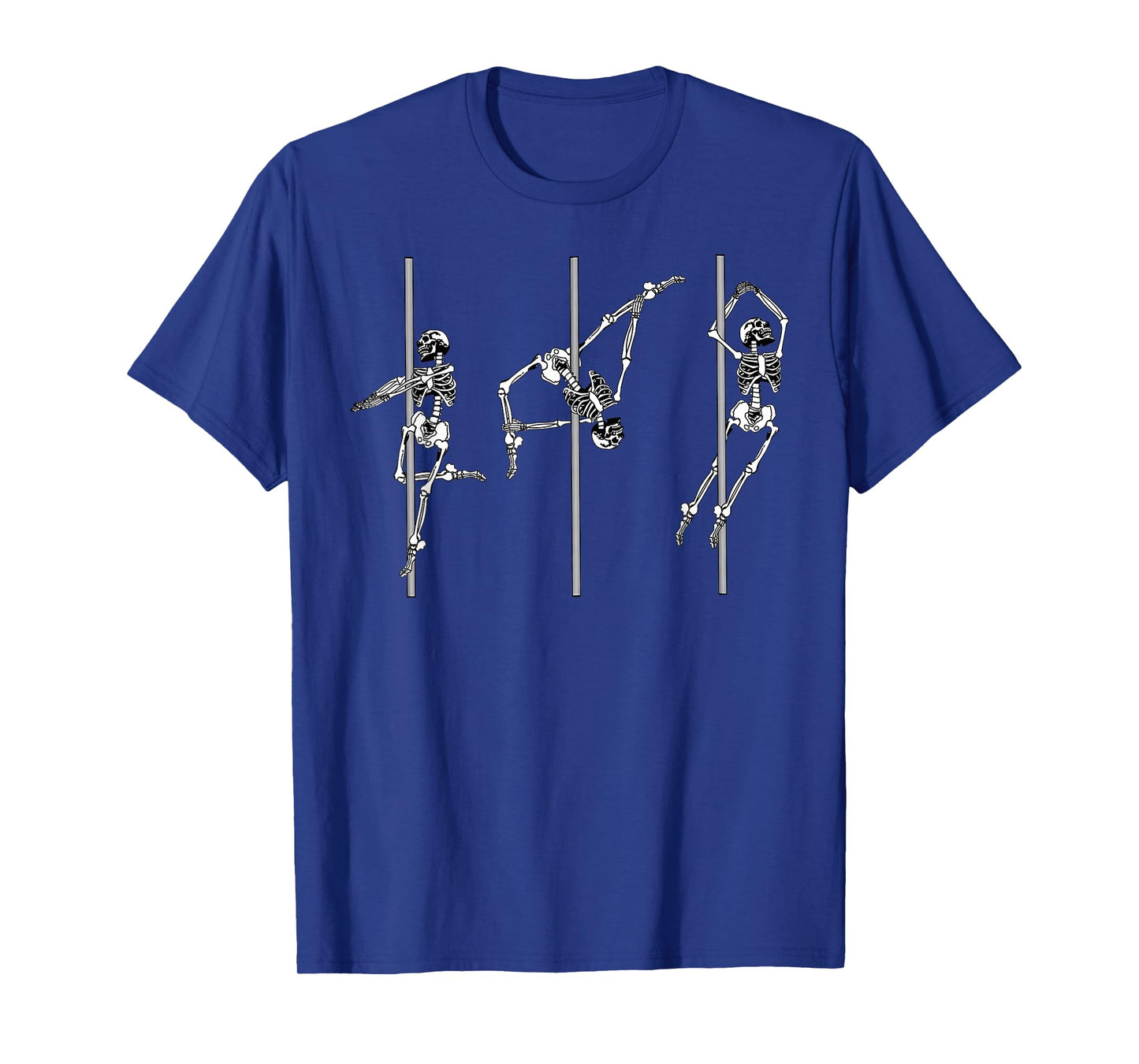 Skeleton Pole Dance Halloween Dancing T-Shirt