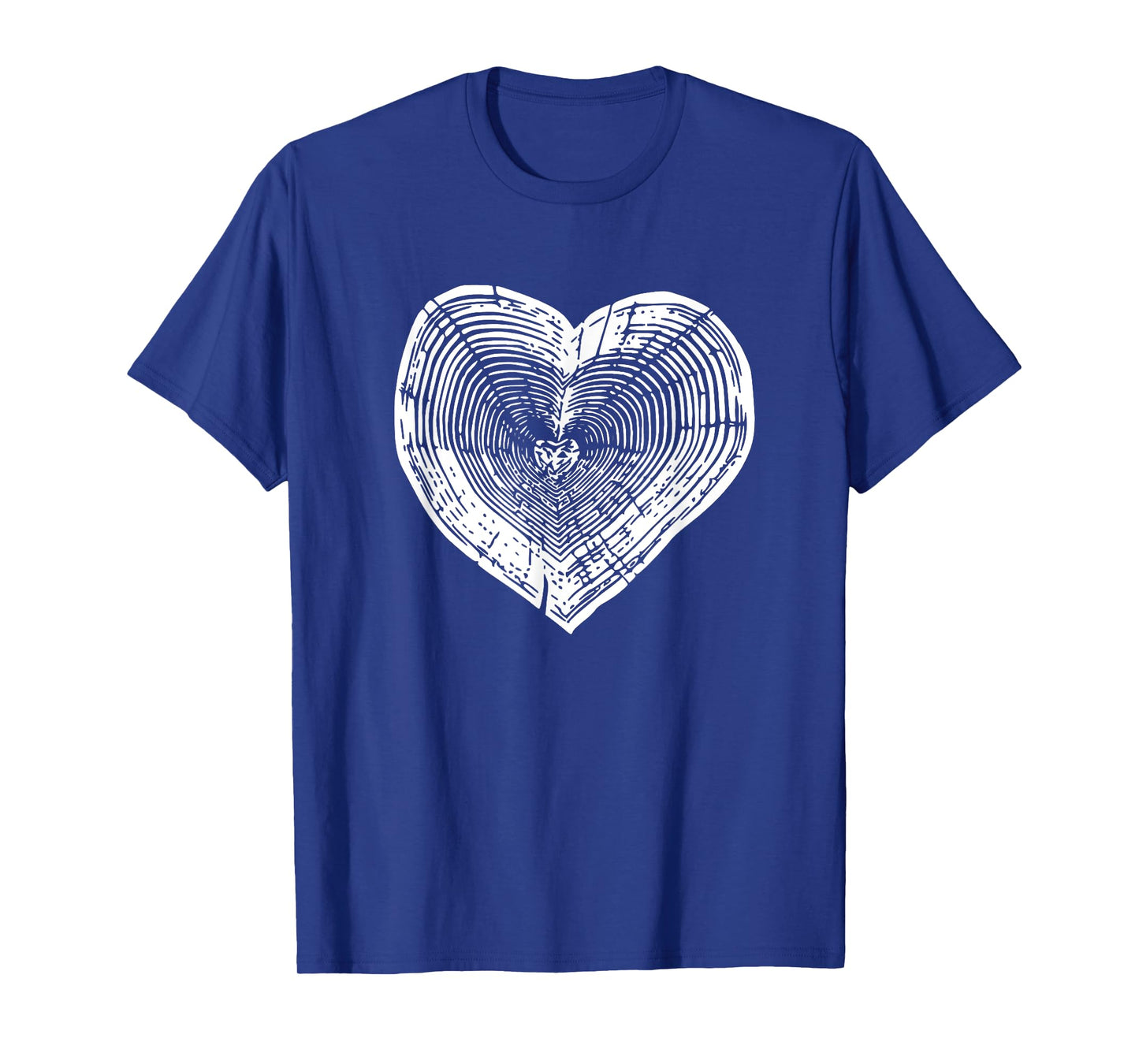 Outdoor Nature Lover Tree Ring Heart Earth Day T-Shirt