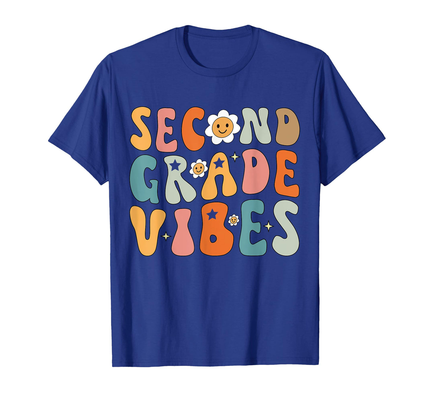 Second Grade Vibes, 2nd Grade Team Retro 1st Day of School T-Shirt