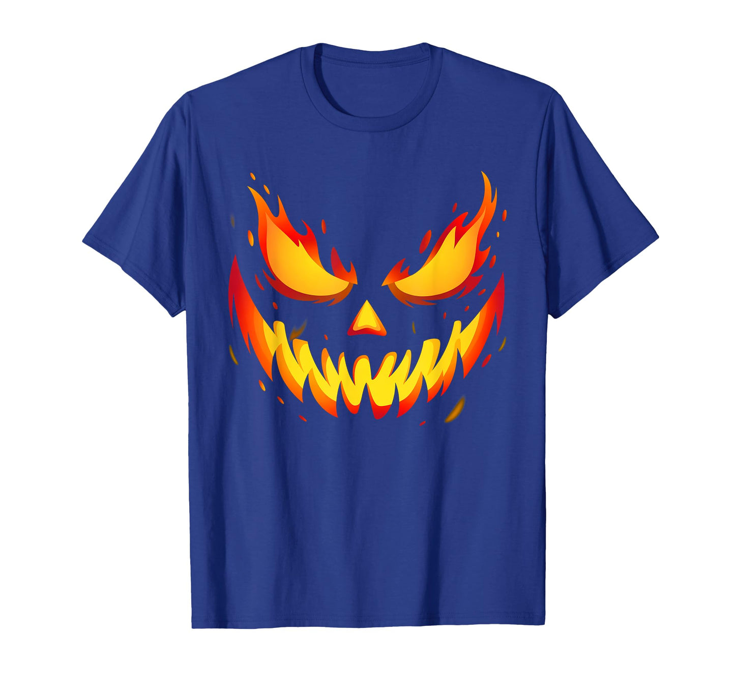 Jack O Lantern Pumpkin Face Halloween Costume Men Boys Kids T-Shirt