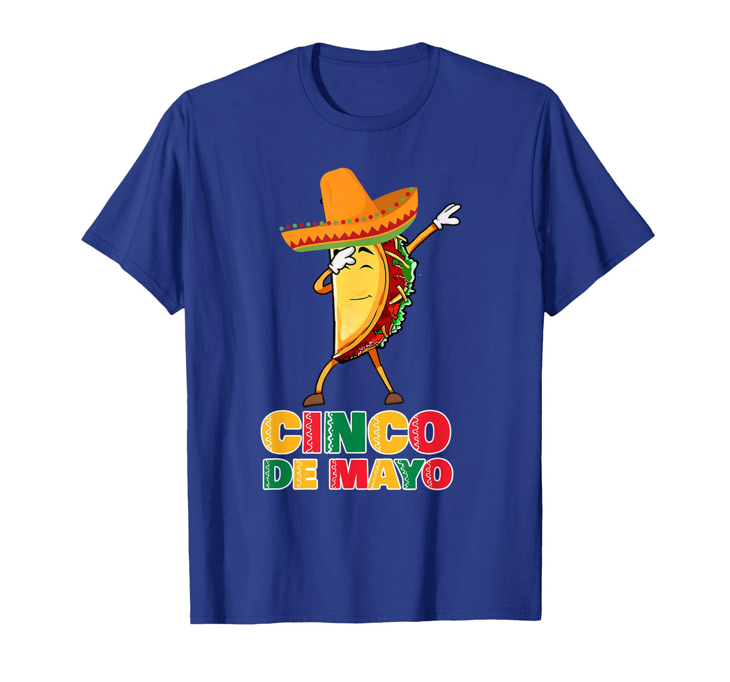 Funny Dabbing Taco Sombrero Kids Party Fiesta Cinco de Mayo T-Shirt