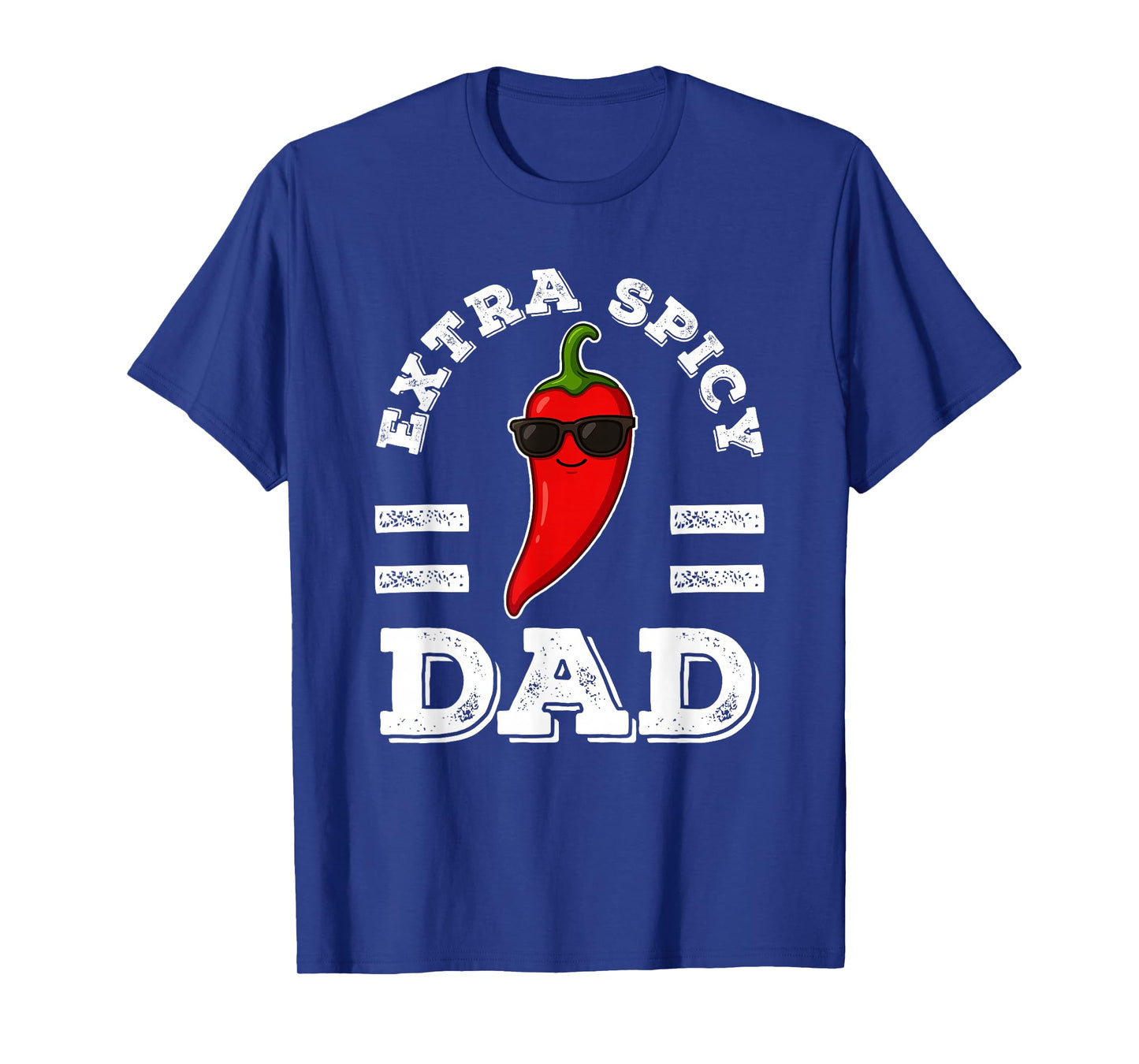 Extra Spicy Dad for Men Foodie Humor Hot Chili Pepper Pun T-Shirt