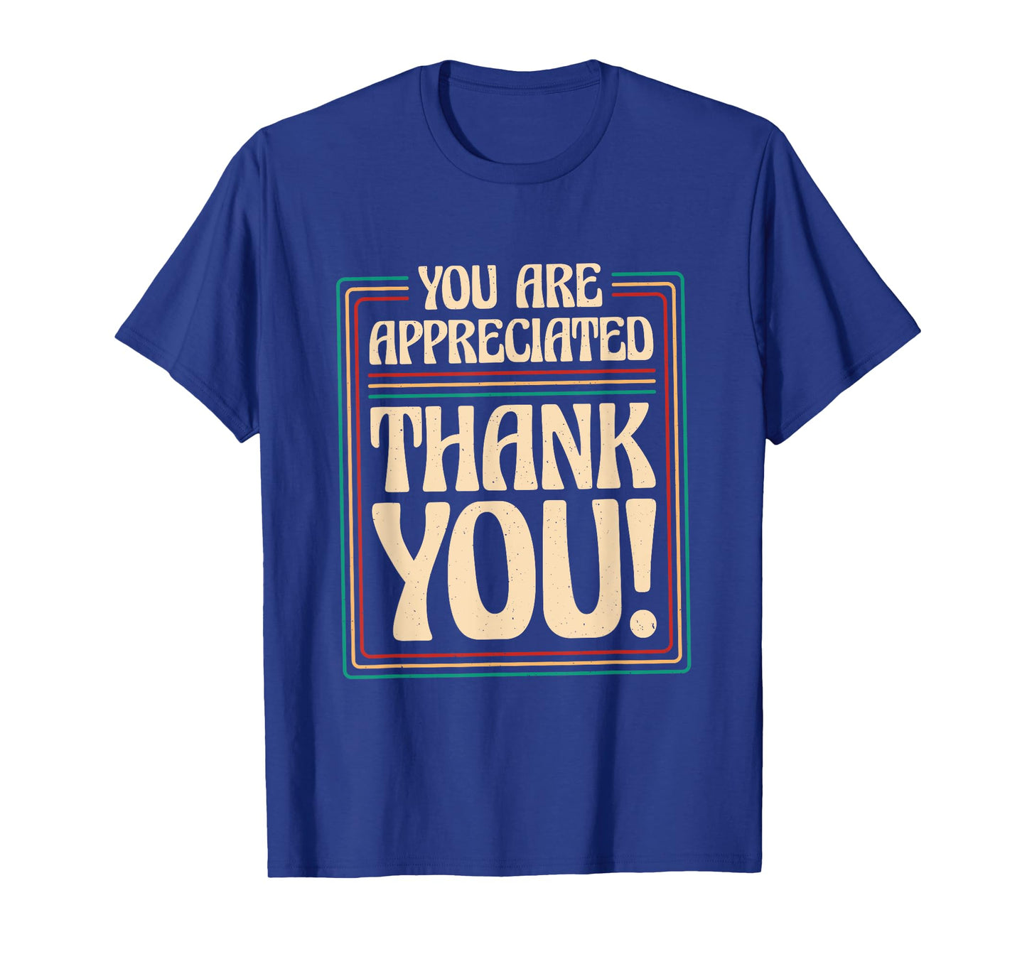 Employers & Work Employee Recognition Designs You Are Appreciated Thank You, Unisex-Adults T-Shirt, Black, Small, Short Sleeve