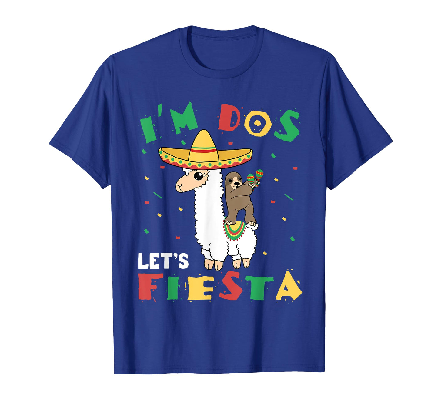 I'm Dos Let's Fiesta 2nd Birthday 2 Year Old Taco Twosday T-Shirt