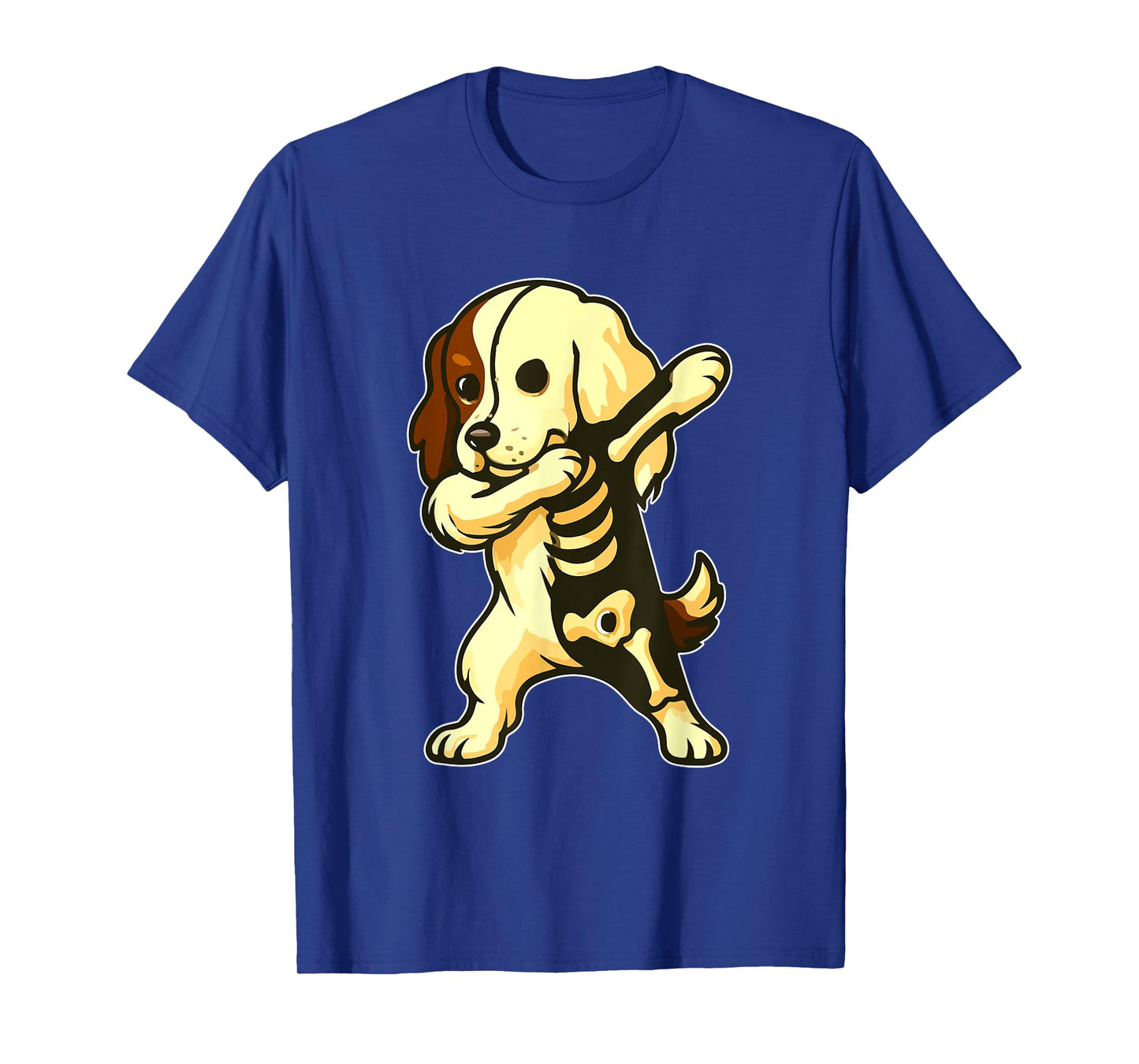 Dabbing English Springer Spaniel Half Skeleton Owner Lover T-Shirt