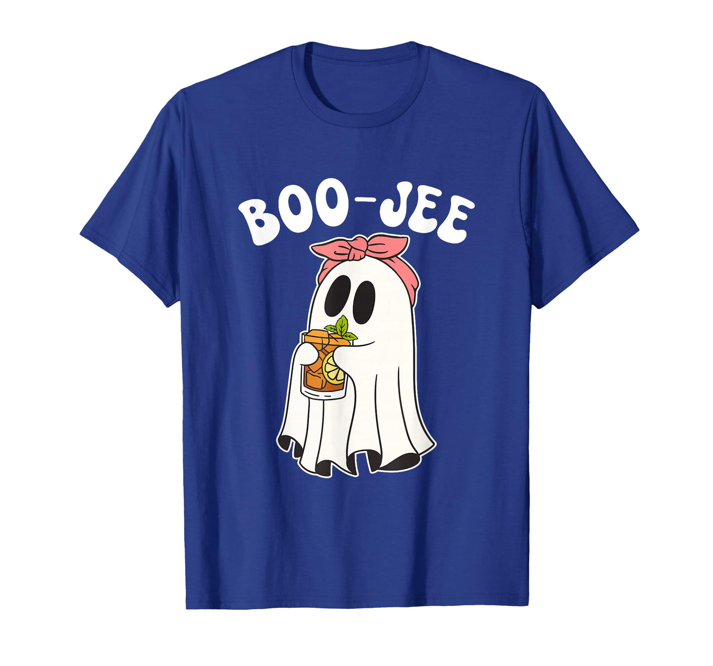 Funny Boo-JEE Ghost Halloween Pink Coquette Spooky Season T-Shirt