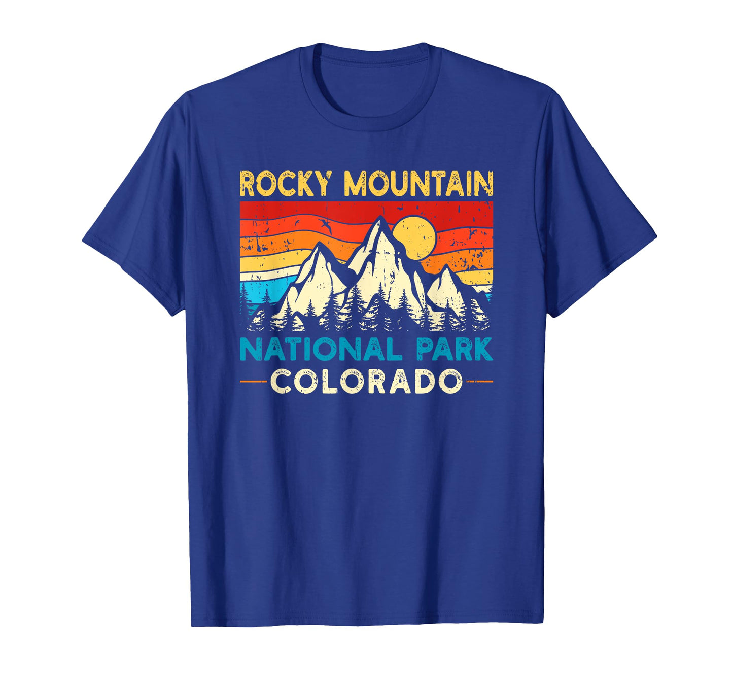 Rocky Mountain National Park Vintage Retro T-Shirt