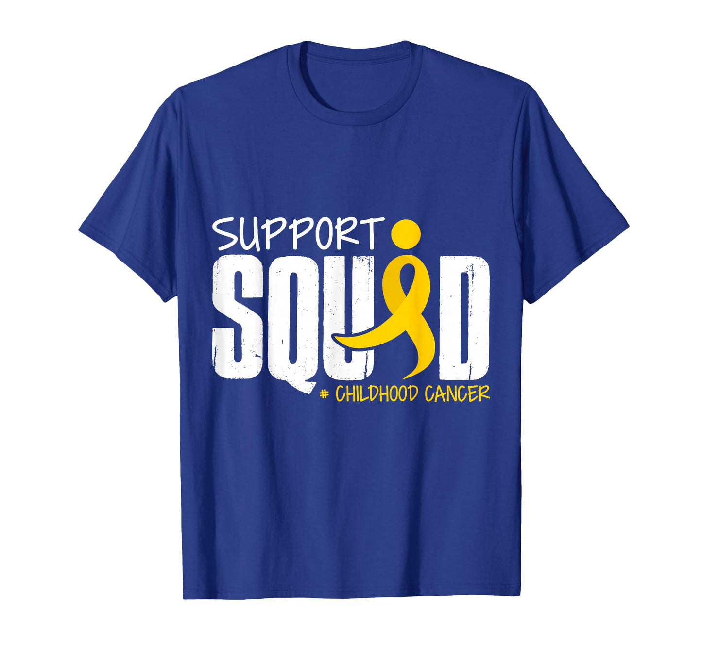 Support Squad Childhood Cancer Awareness Ribbon T-Shirt