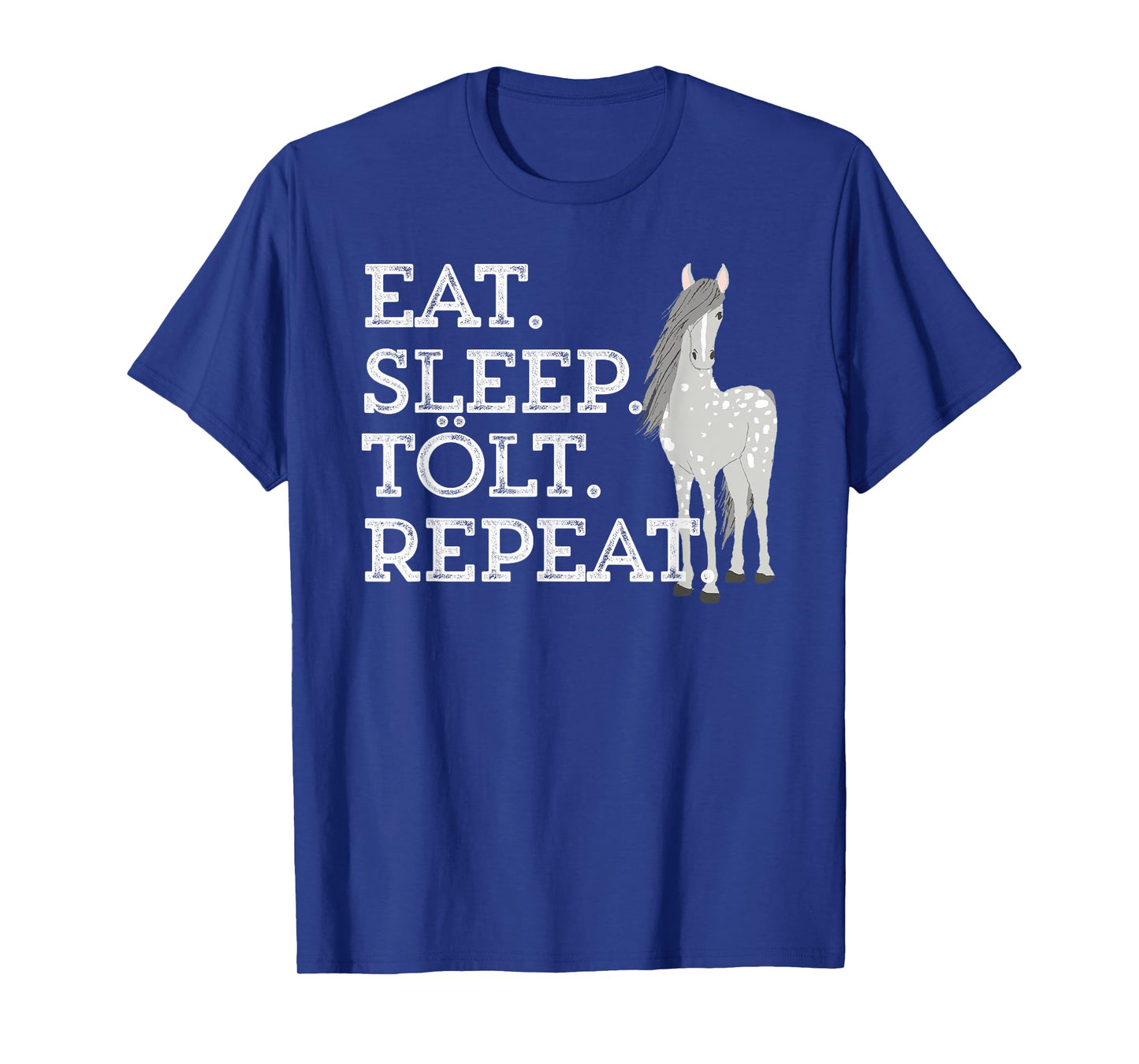 Icelandic Horse Saying Eat Sleep Tolt Toy Pony Women Men Kid T-Shirt