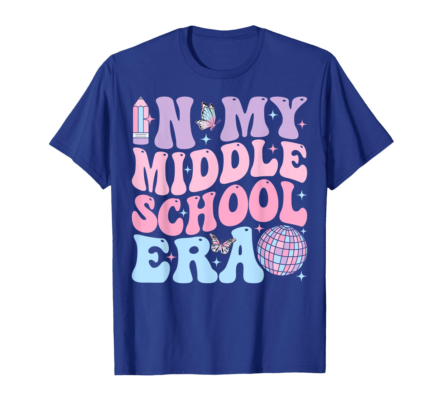 Groovy In My Middle School Era Back To School Teacher Men Women Kids T-Shirt