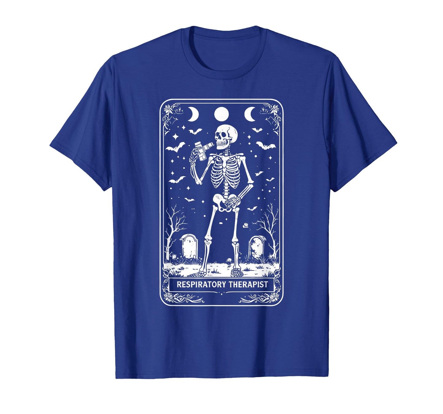 Halloween Respiratory Therapist Tarot Card Pulmonologist T-Shirt