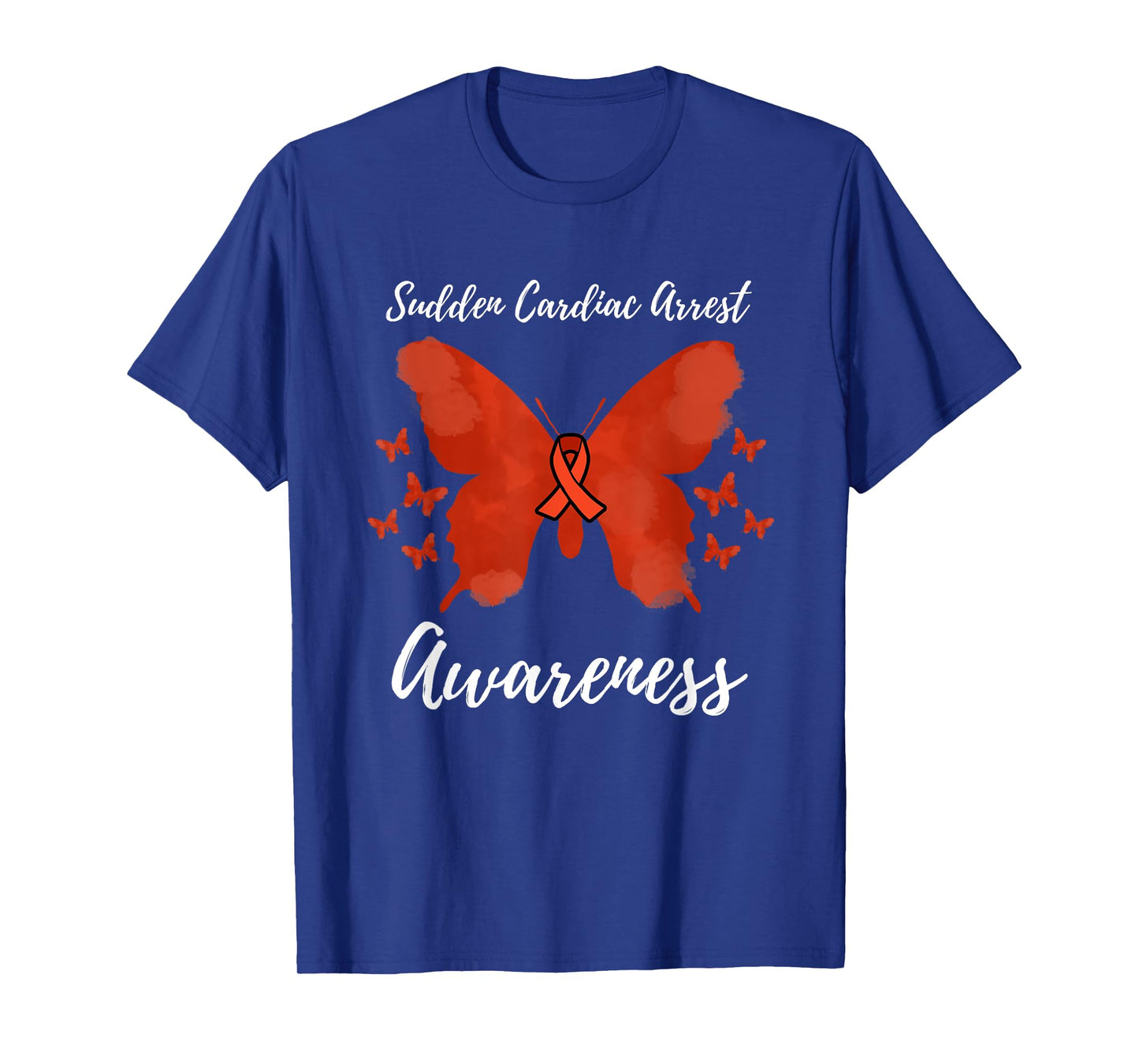 Red Ribbon SCA Sudden Cardiac Arrest Awareness T-Shirt