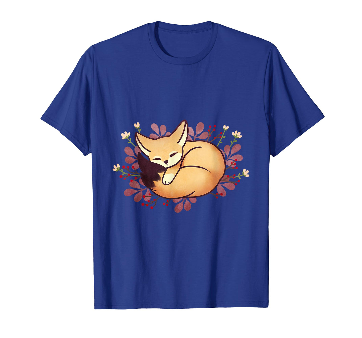 Fennec Fox Shirt Kids Women Sleeping Fennec Fox Cute T-Shirt T-Shirt