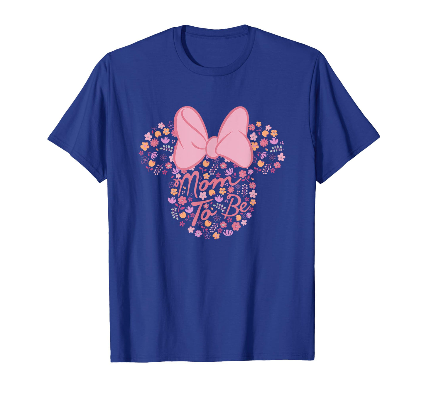 Disney Minnie Mouse Mom To Be Floral Minnie Ears T-Shirt