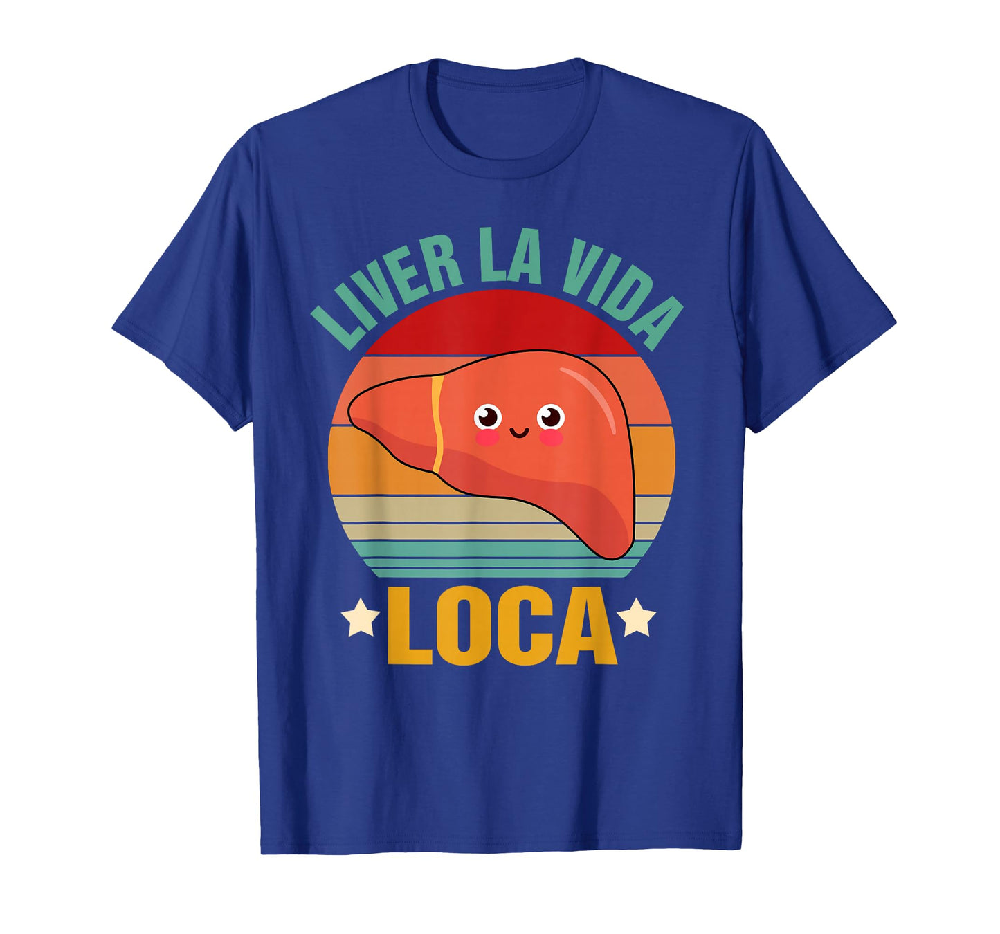 Funny Vintage Liver Disease Hepatology Unisex-Adults Black Small U-Neck Short Sleeve T-Shirt Liver Transplant Surgery Recovery Gift T-Shirt