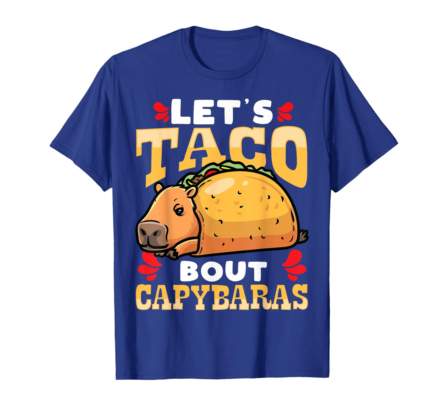 Capybara Cinco De Mayo Taco Giant Cavy Rodent T-Shirt