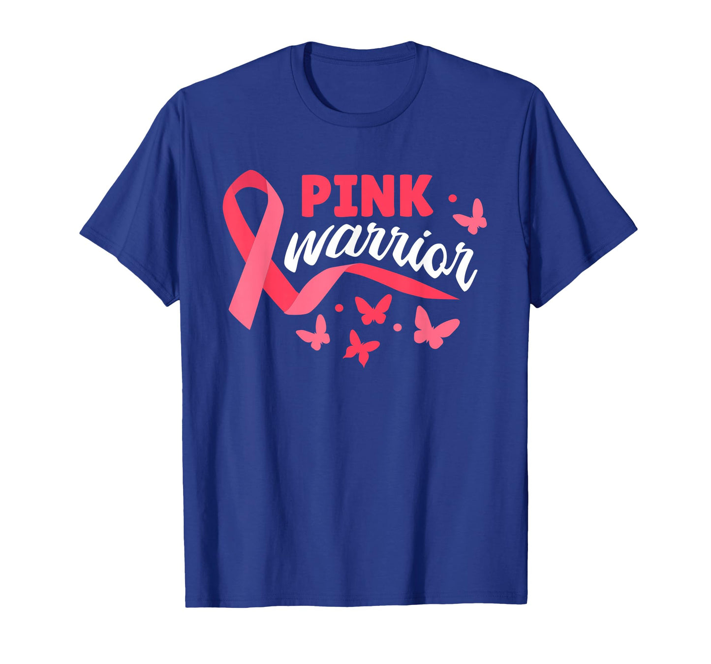 Women Breast Cancer Pink Warrior Shirts, Pink Ribbon Fighter T-Shirt