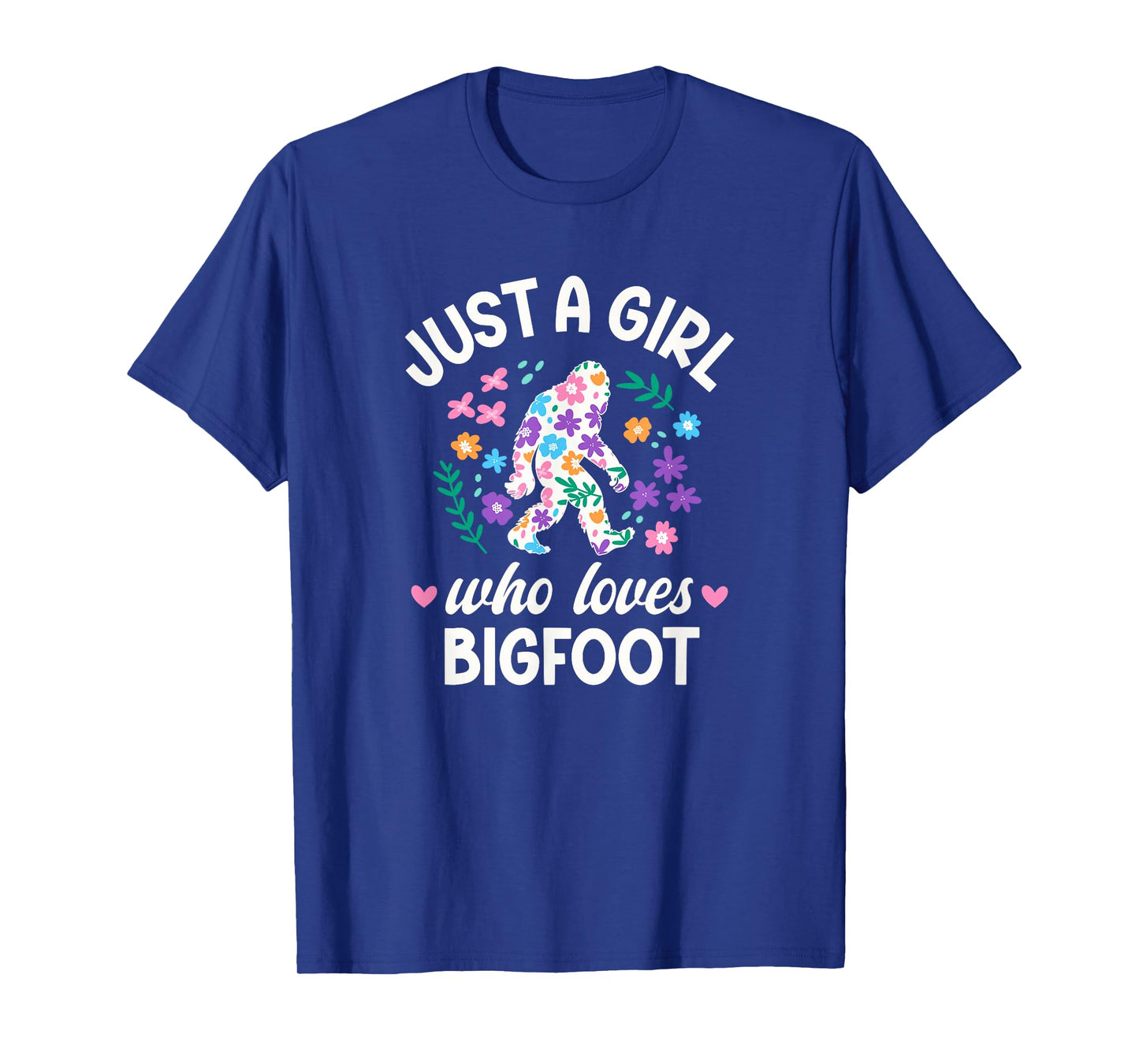 Just A Girl Who Loves Bigfoot Sasquatch For Teen Girls T-Shirt