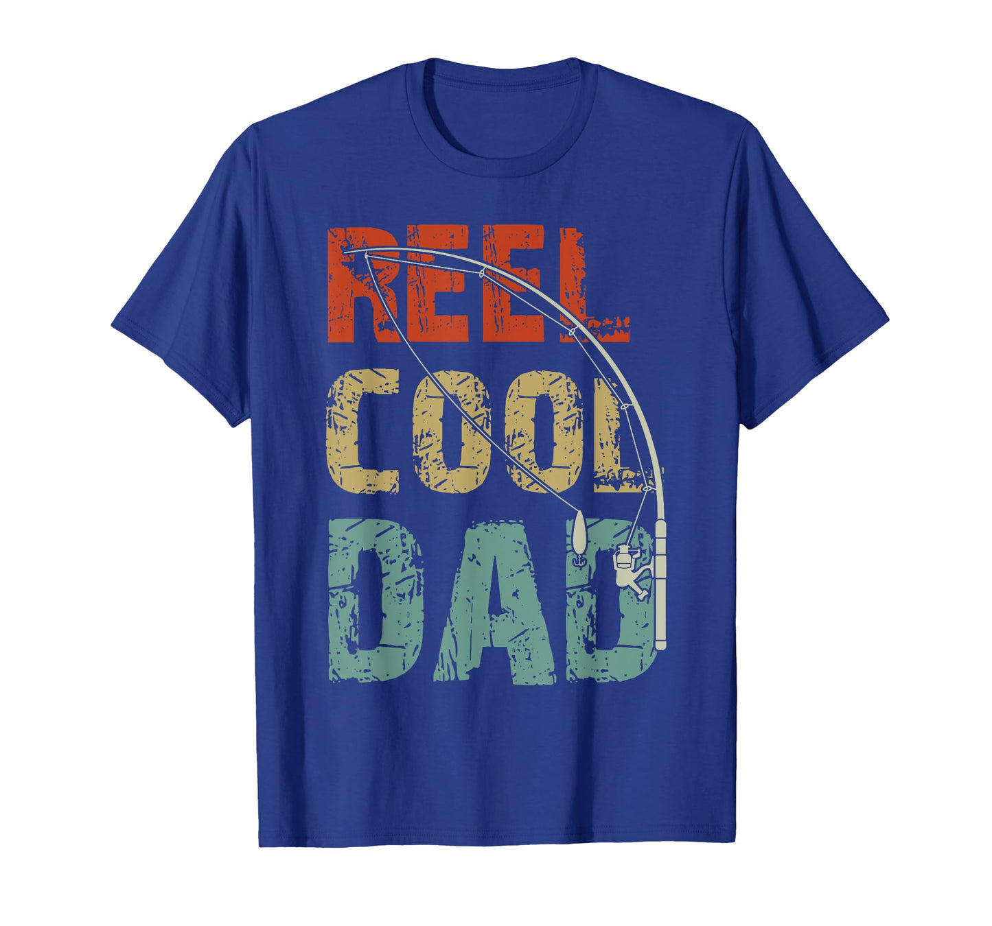 Reel Cool Dad Funny Fishing Father's Day Fisherman Daddy T-Shirt