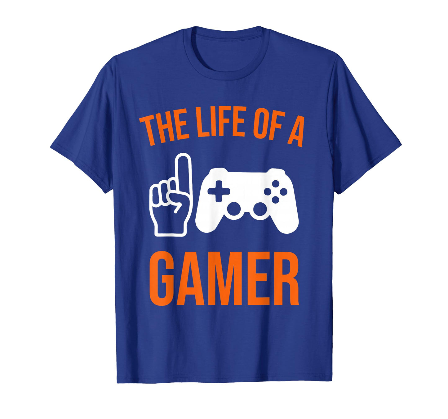 Halloween Skeleton Life of A Gamer Pumpkin Video Game Spooky T-Shirt