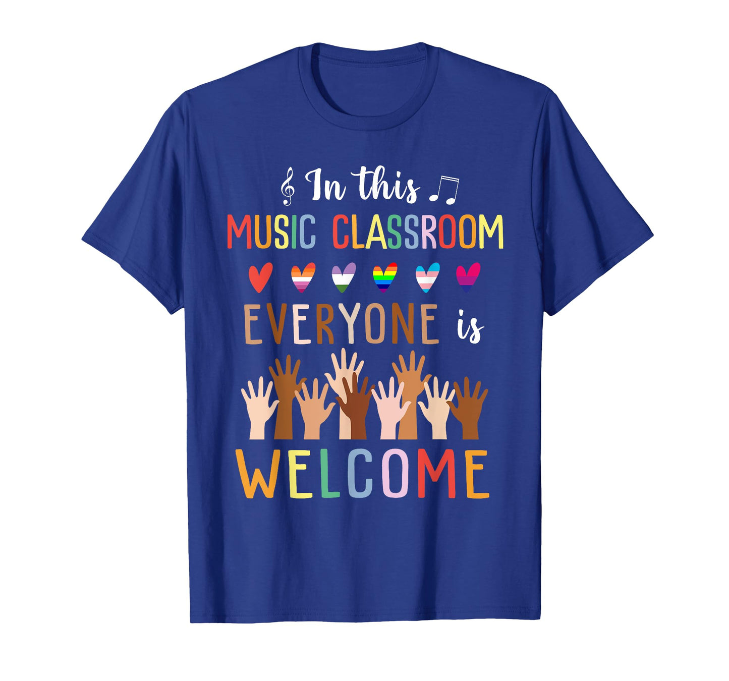 In This Music Classroom Everyone Is Welcome - Music Teacher T-Shirt