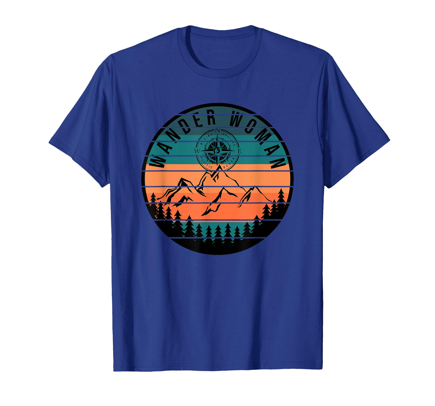 Cute Wander Woman Summer Fall Seeking North Star Mountain T-Shirt