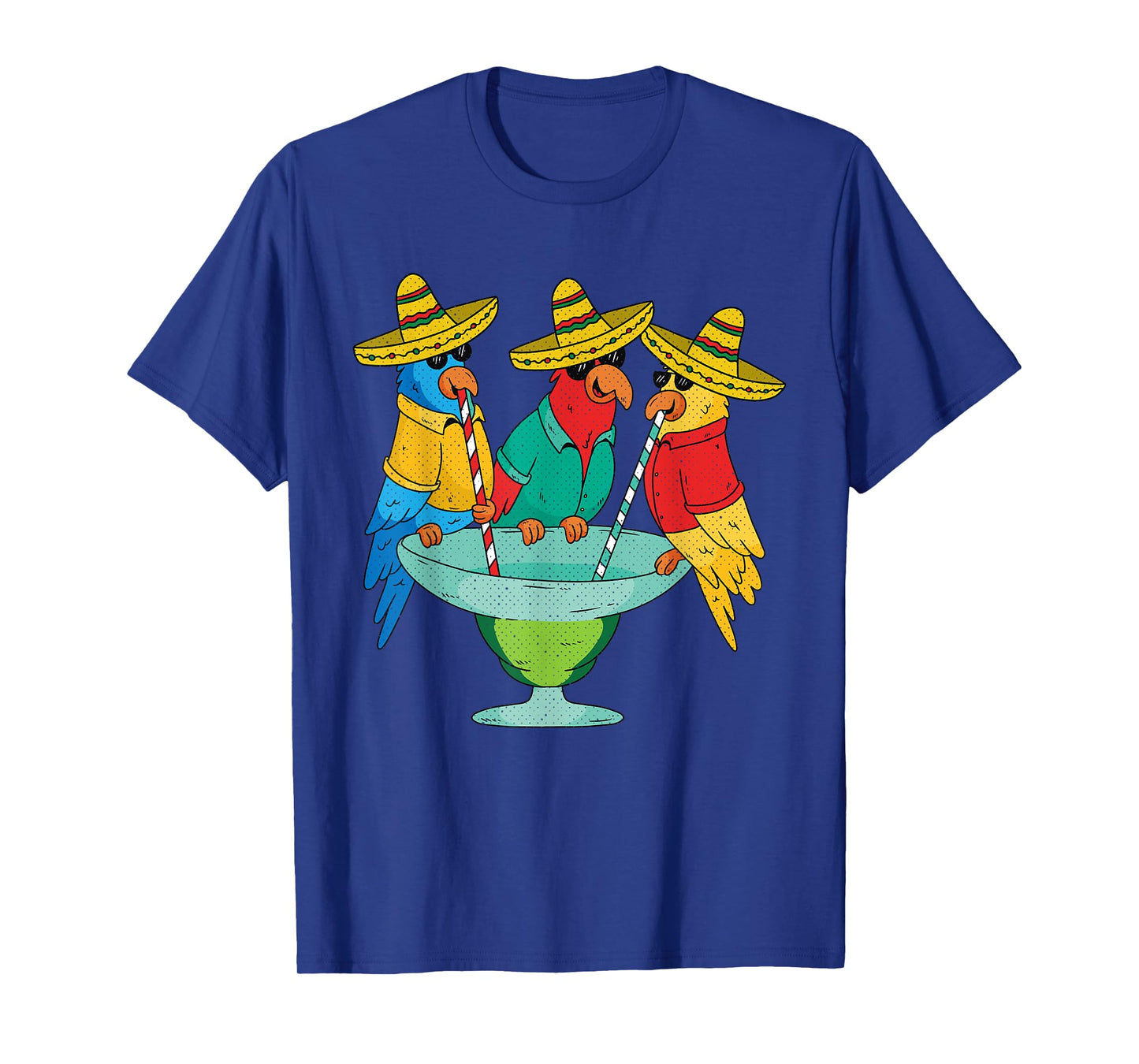 Parrot Cinco De Mayo Funny Drinking Tequila Mexican Fiesta T-Shirt