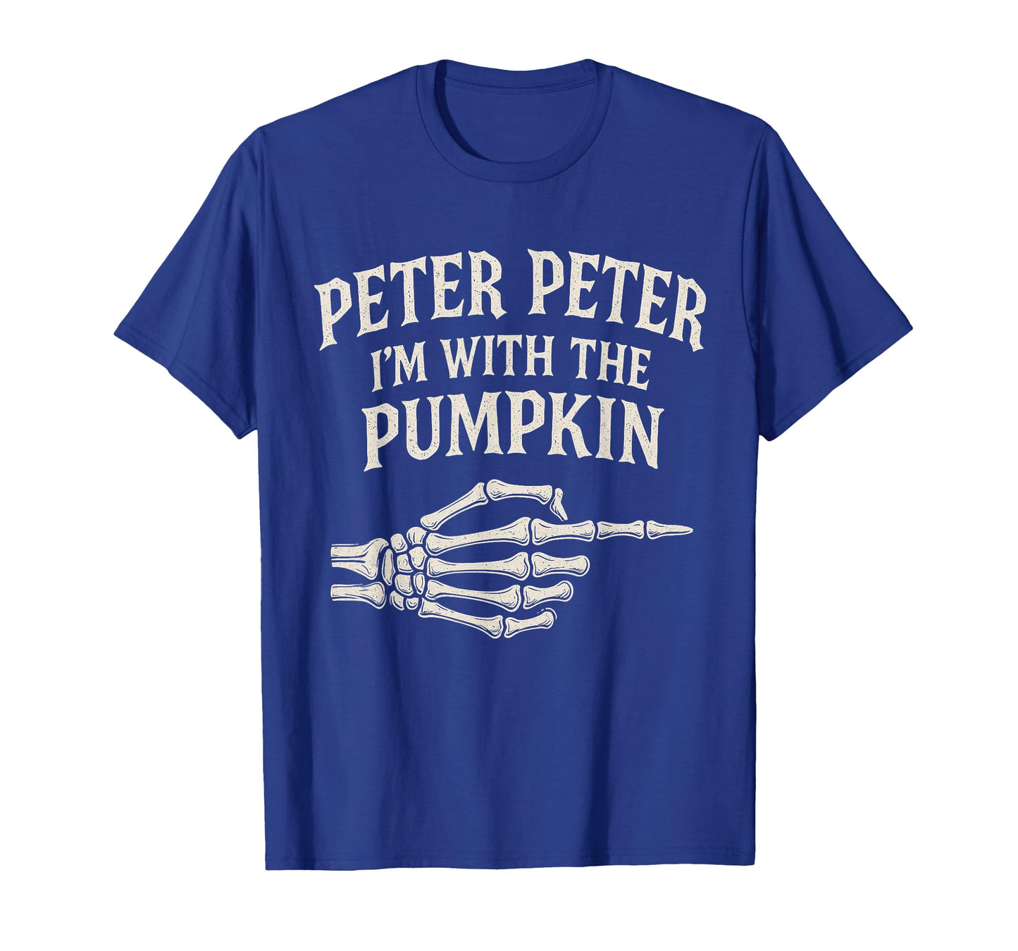 Peter I'm with The Pumpkin FUUNY Halloween Costume Couple T-Shirt