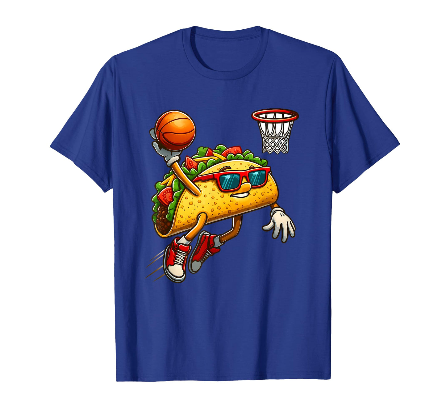Slam Dunk Fiesta - Basketball Taco Fun T-Shirt