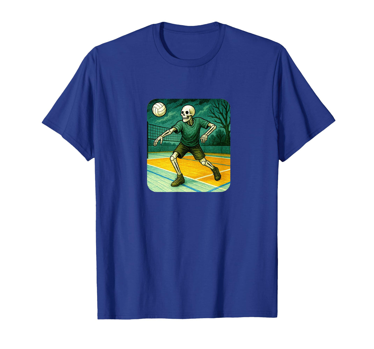Skeleton Volleyball Player T-Shirt