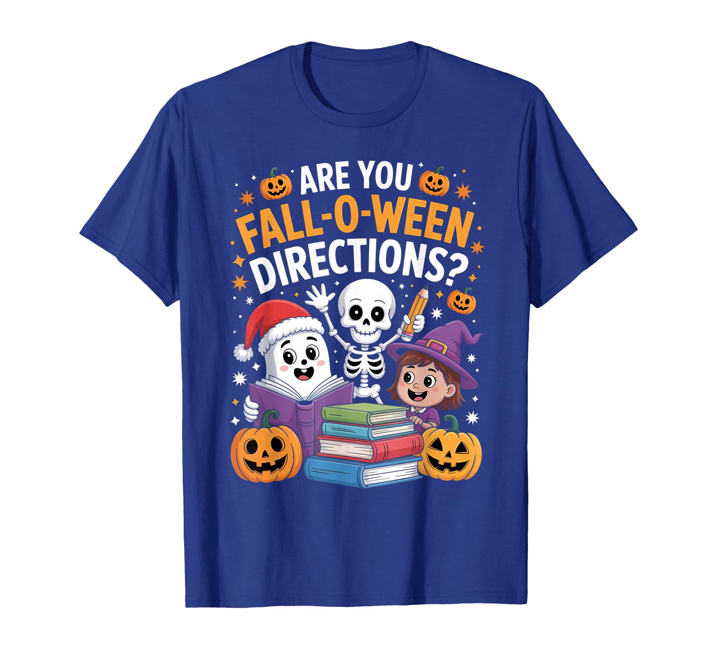 are You Fall O Ween Directions Funny Teacher Halloween Meme T-Shirt