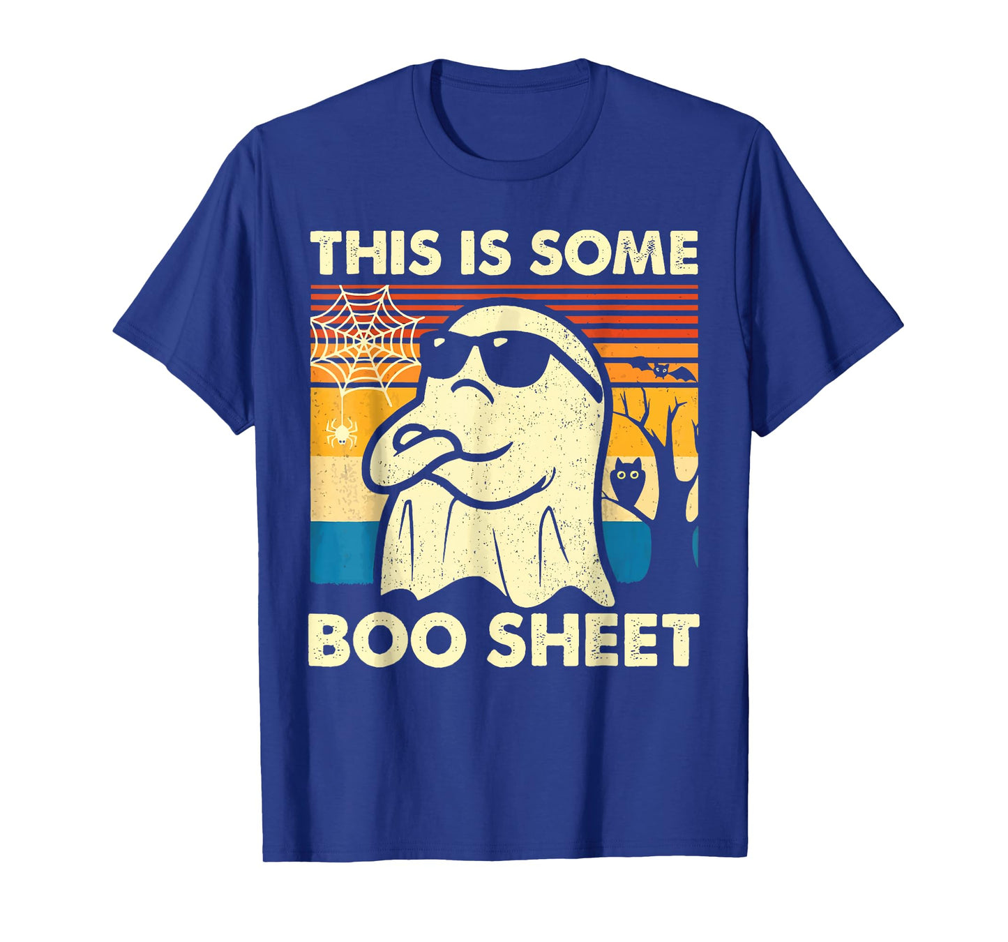 This is Some Boo Sheet Ghost Retro Funny Halloween Men Women T-Shirt