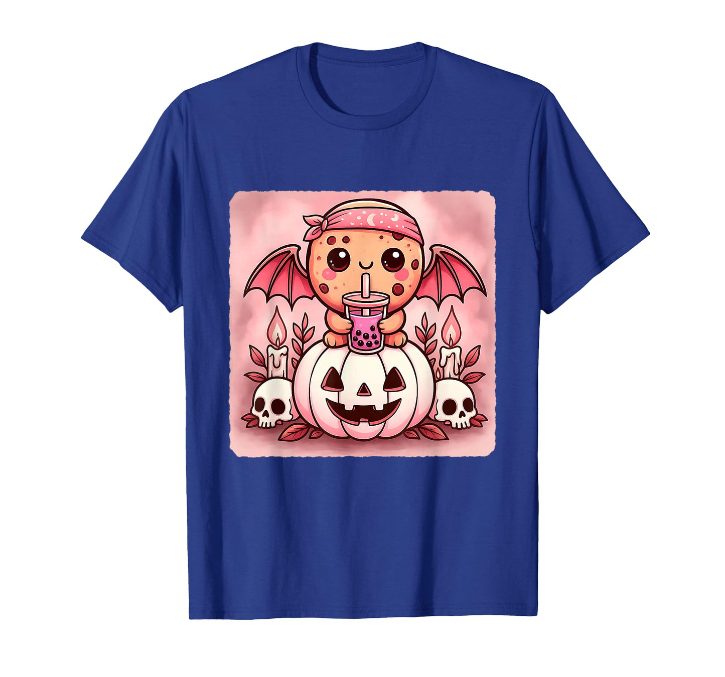 Cookie Bat Kawaii Pastel Goth Creepy Cute Skeleton T-Shirt