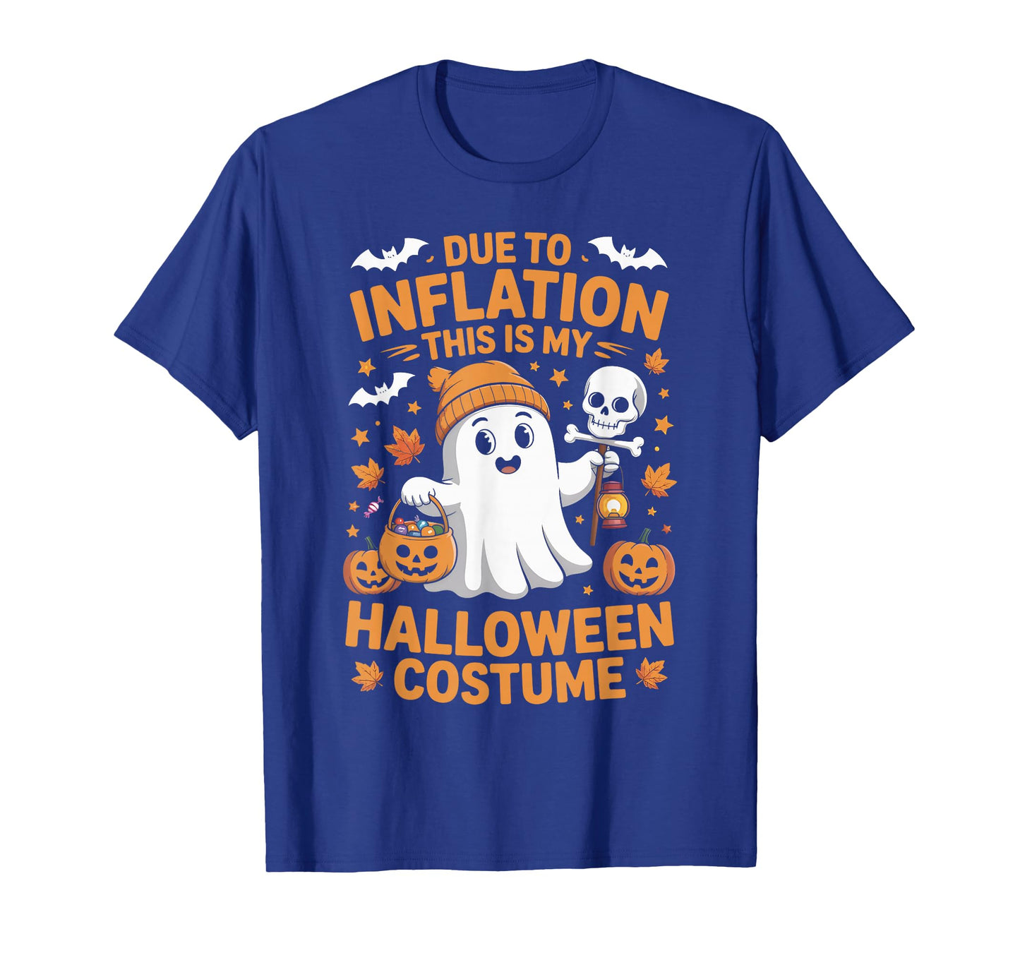 Due to Inflation This is My Funny Ghost Halloween Costume T-Shirt