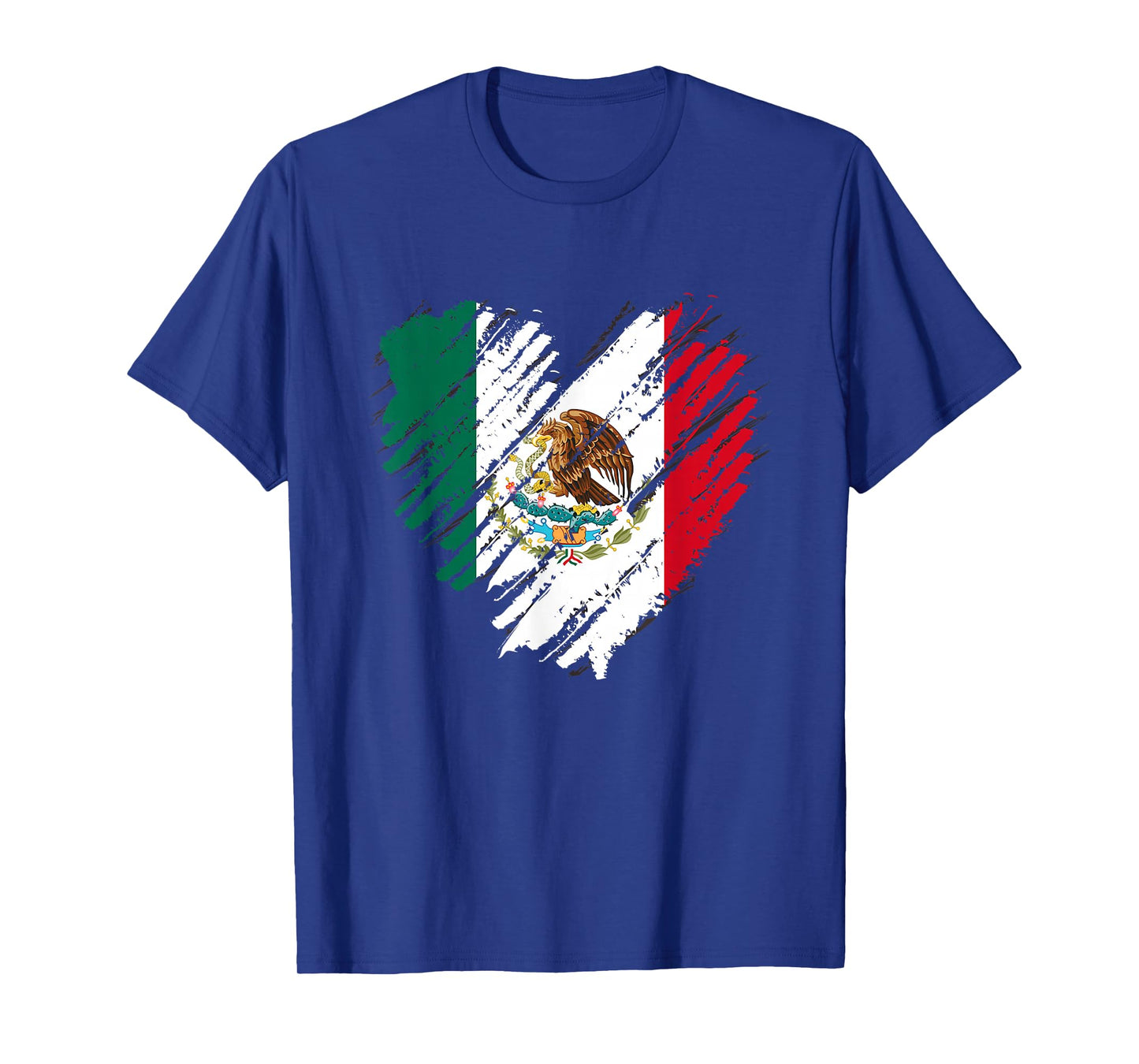 Mexico City Mexican Flag Heart Gift Mexico T-Shirt