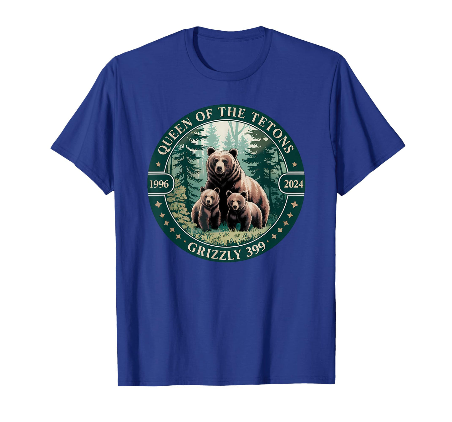 Queen Of The Tetons Grizzly 399 Bear Lovers National Park T-Shirt
