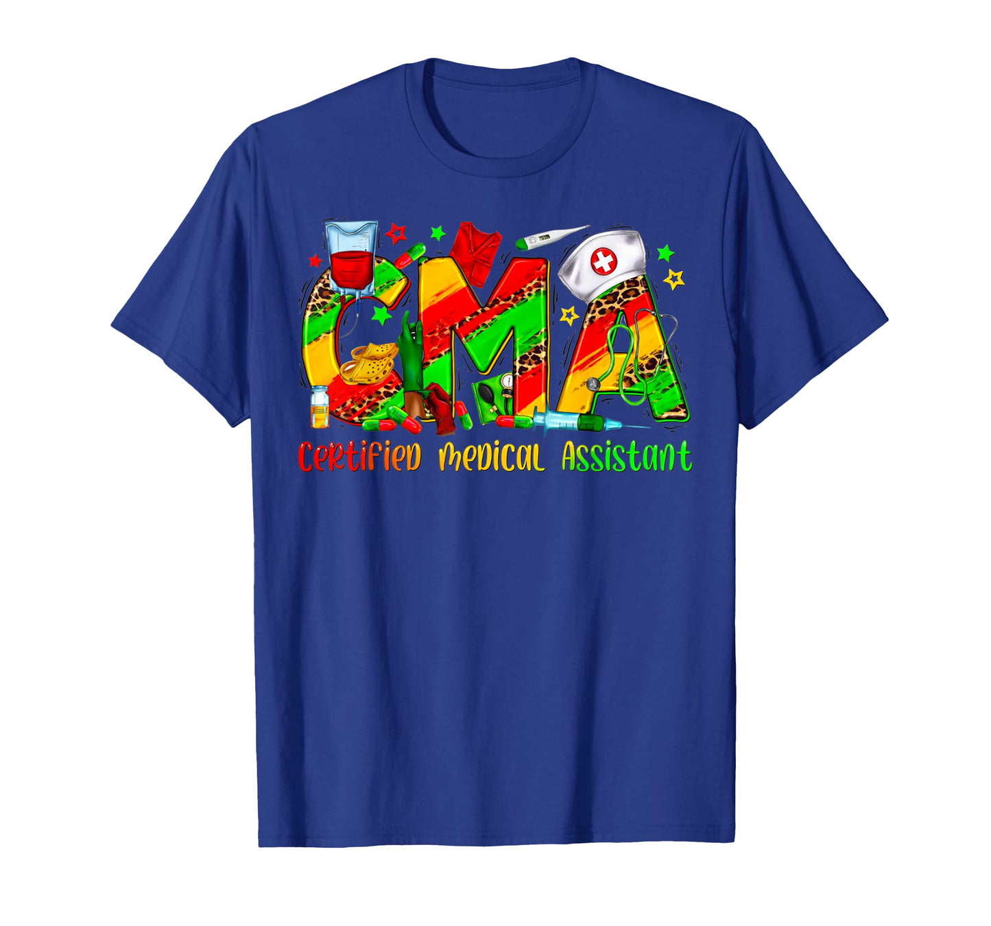 Juneteenth CMA Certified Medical Assistant Scrub Top Women T-Shirt