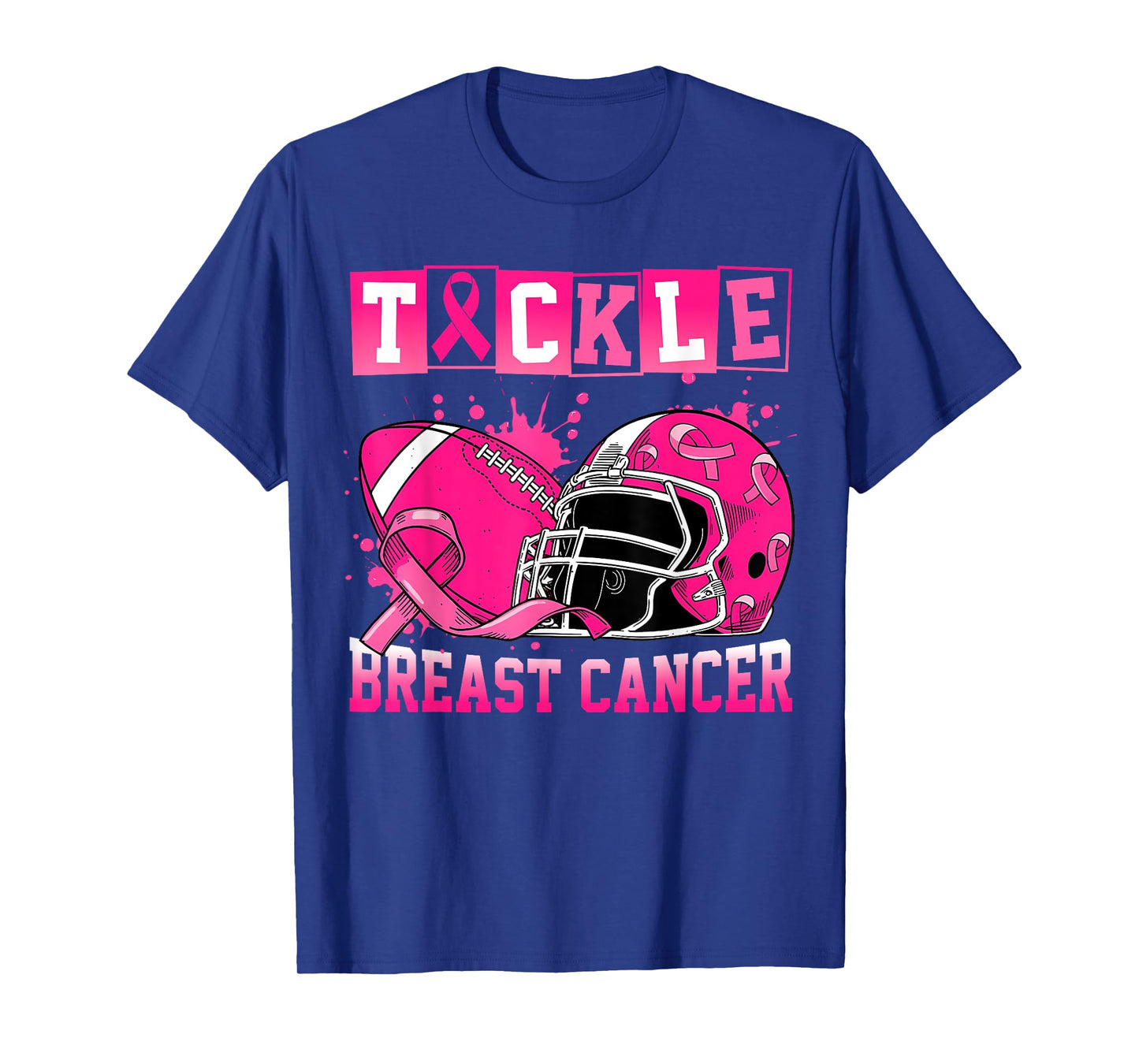 Tackle Breast Cancer Awareness American Football Men Women T-Shirt