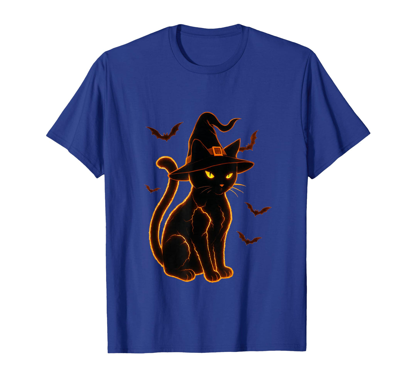 Cat Halloween Pumpkin Black Cat T-Shirt