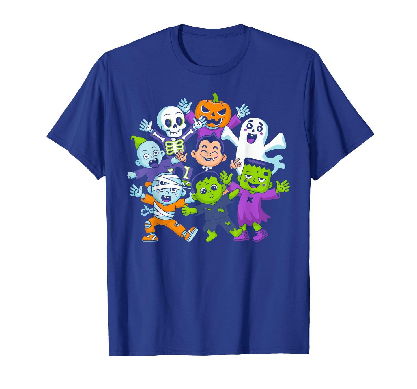 Dance Skeleton Ghost Pumpkin Halloween Costume for Family T-Shirt