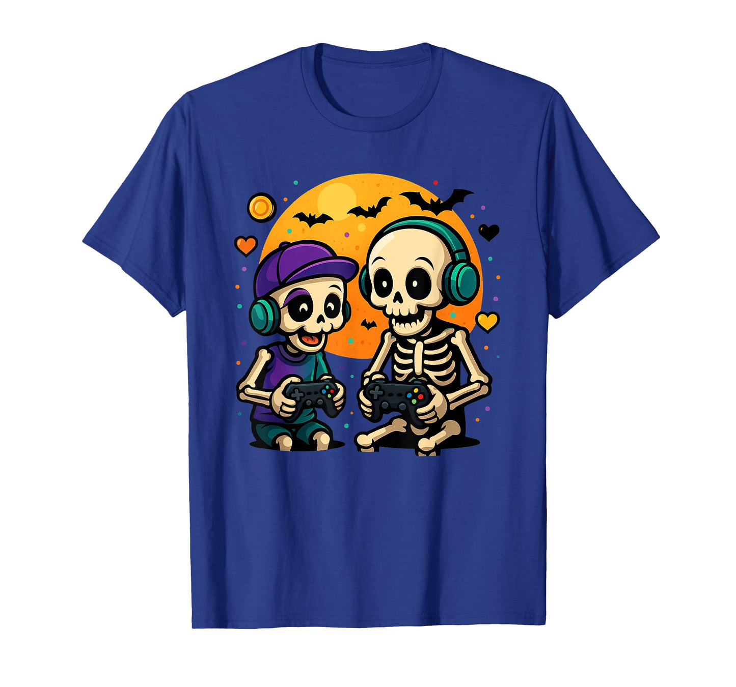 Cute Cousin Crew Skeleton Gamer Halloween Video Game T-Shirt