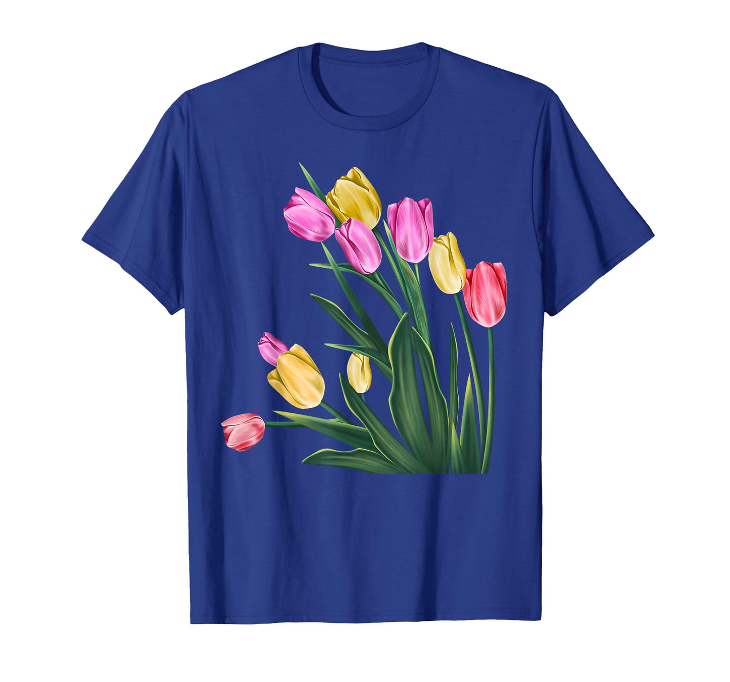 Wonderful Lovely Nature Spring Tulips Flower Plant Gardening T-Shirt
