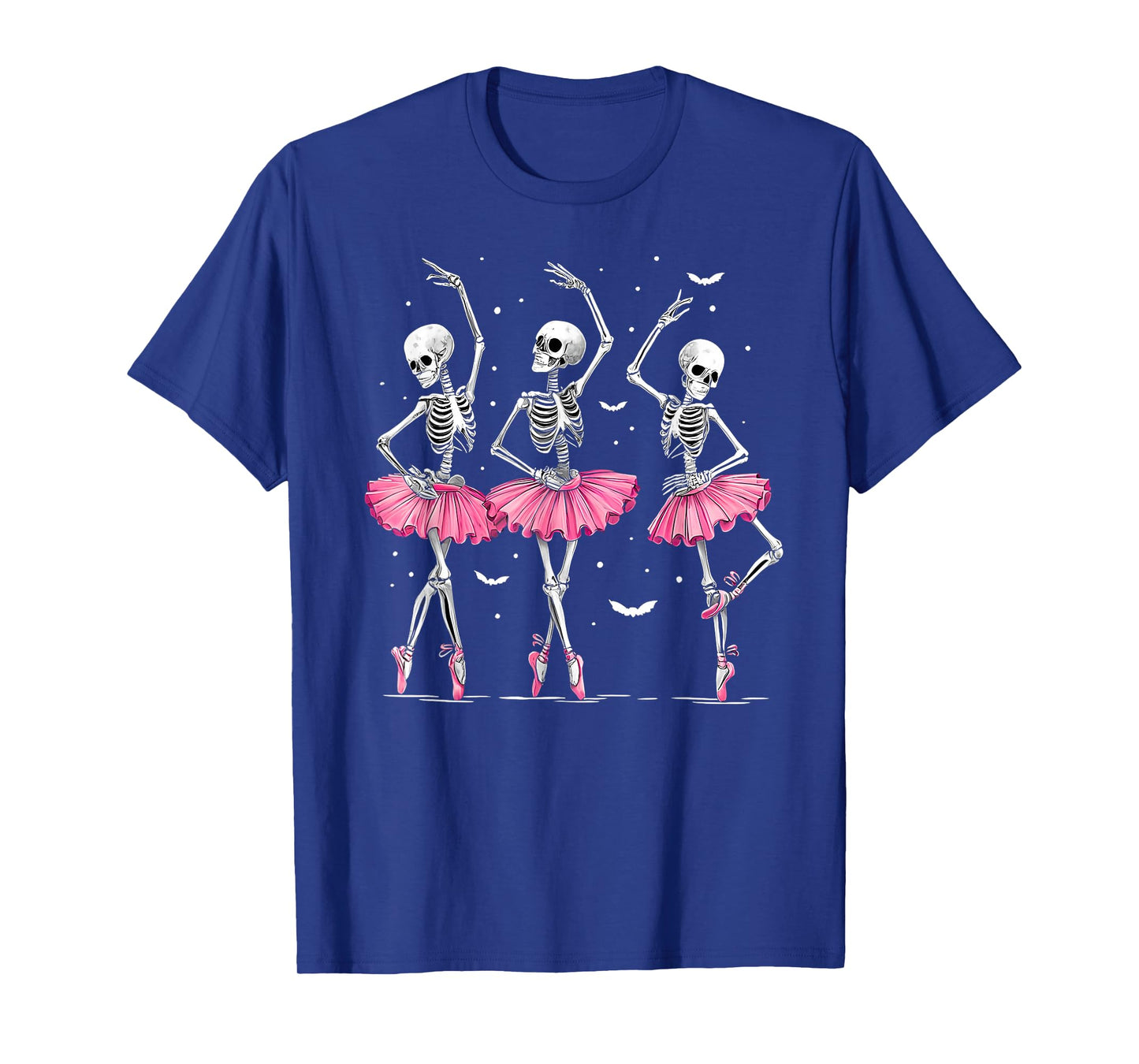 Ballerina Ballet Dance Halloween Dancing Skeleton Girl Women T-Shirt