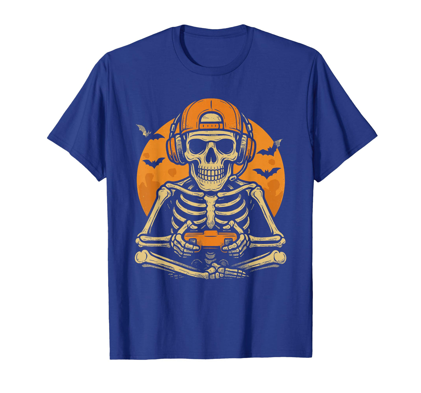 Skeleton Gamer Halloween Video Game Spooky Gaming Outfit T-Shirt
